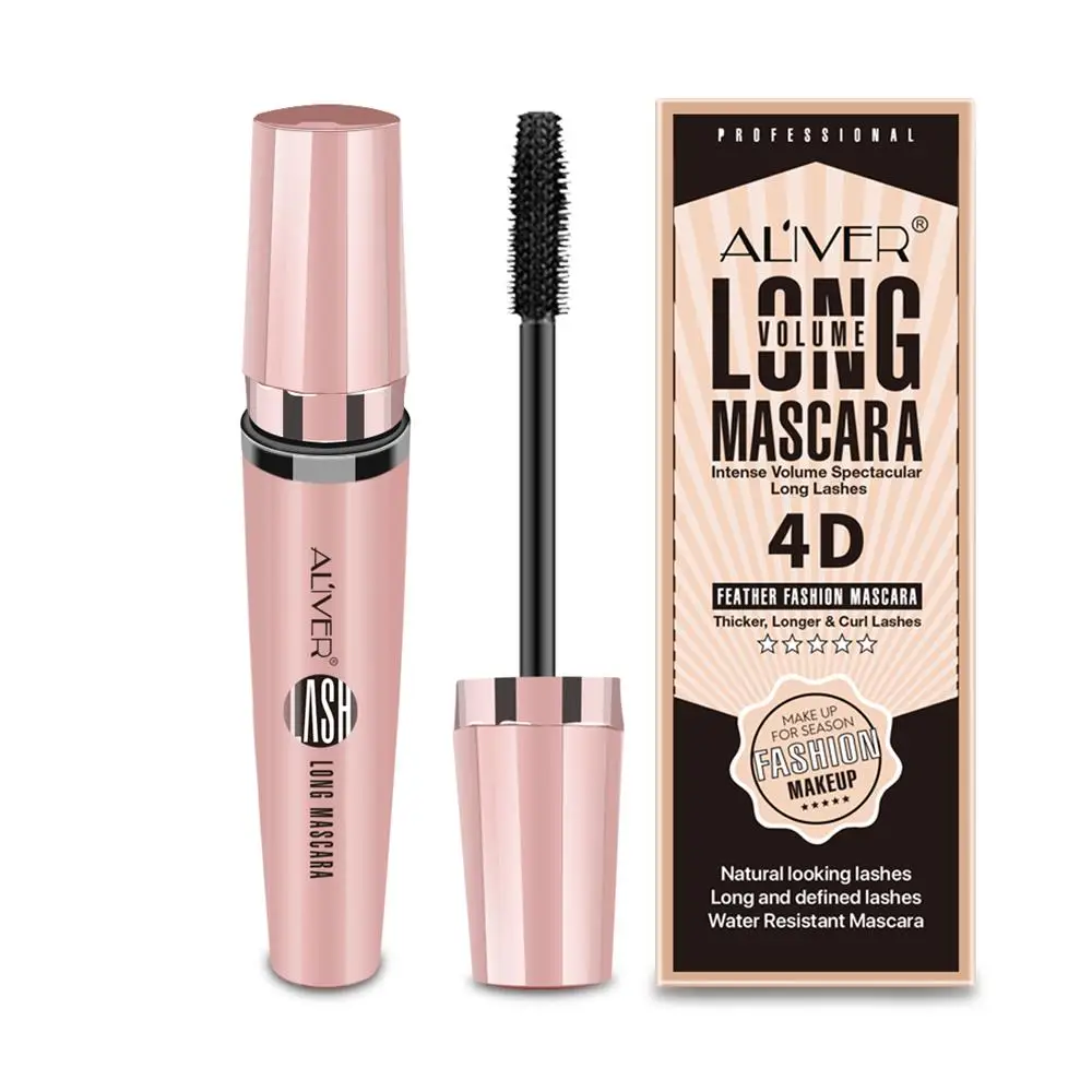 

ALIVER 4D Silk Fiber waterproof Silk Fiber Eyelash Mascara, Black