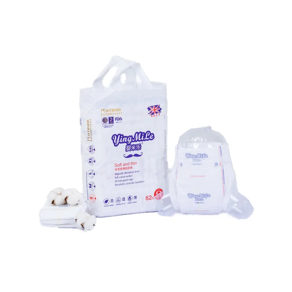

Quality Soft For Sale Yingmile Care Disposable Baby Diaper.