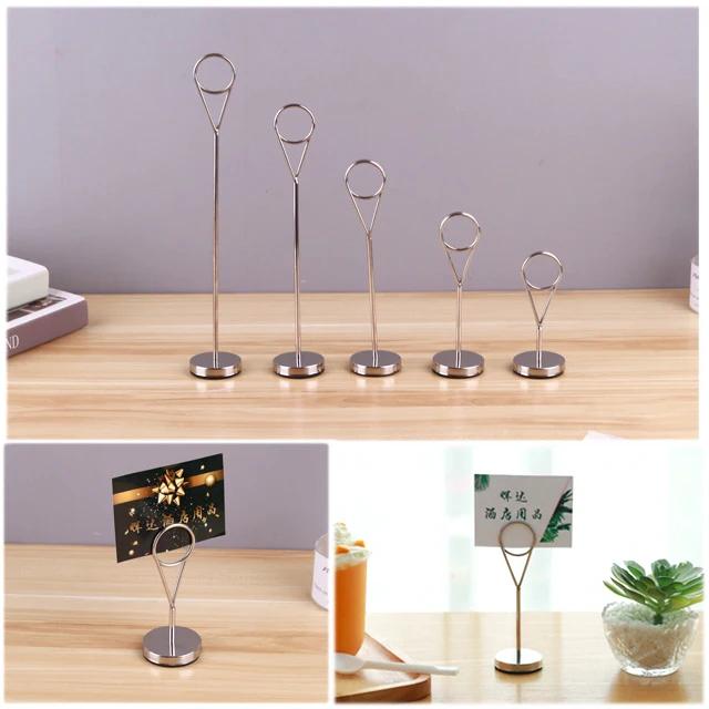 table stand menu holder
