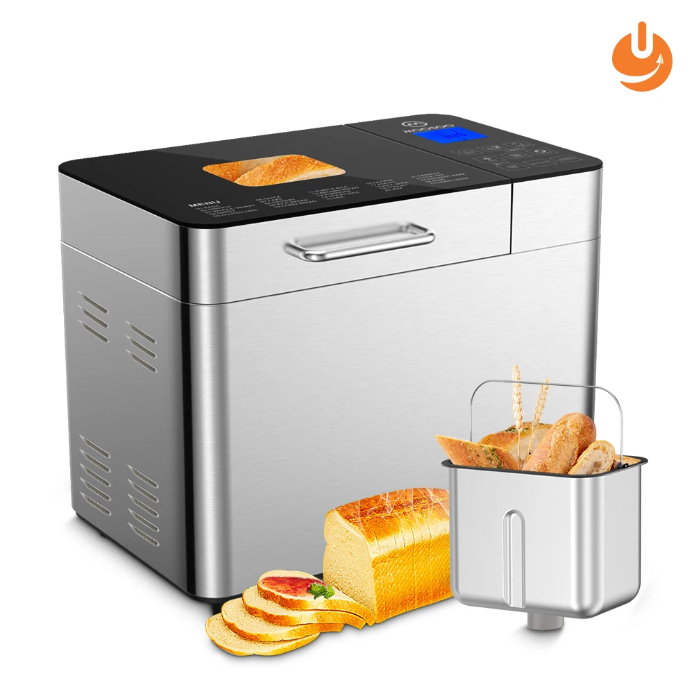 

Nice design bread maker machine 25 in 1 bread making machine with nonstick ceramic pot, Stainless steel