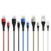 2019 New Style Braided USB Cable 2A Data Cable Phone USB Charging Cable for iPhone, Type C and Samsung
