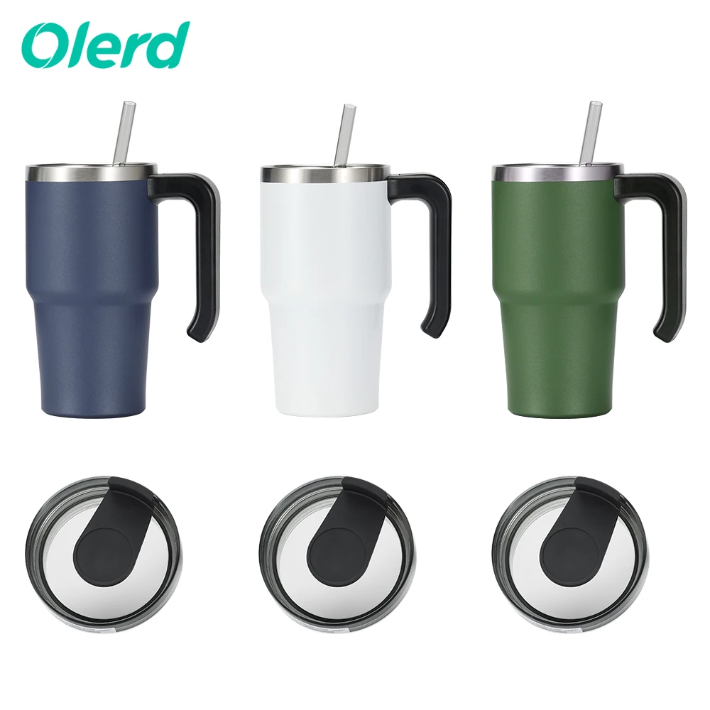 

OLERD 20oz 30oz Double Walled Insulated Stainless Steel Coffee Travel Tumbler Cups In Bulk