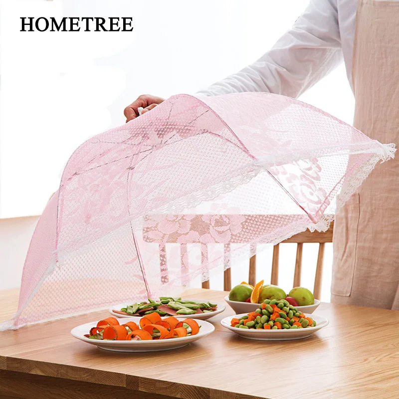 

Yarn Folding Table Food Cover Umbrella-shaped Anti-flies Placemat Cover Table Dish Cover Kitchen Accessories