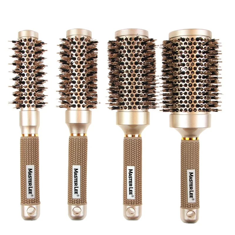 

Masterlee Brand Professional Hair Brush Ceramic Comb Anionic Cylinder Shape Curling Hair Comb, Picture