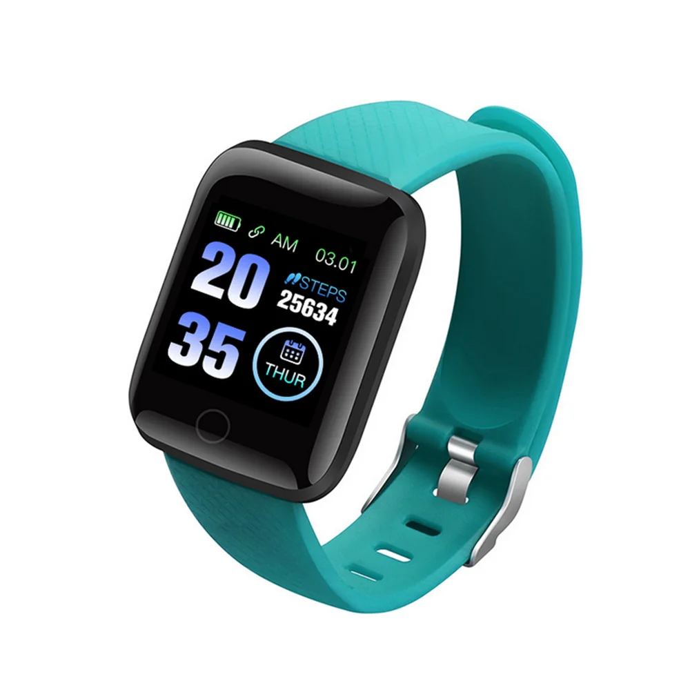 

New Product 116Plus Smart Watch Sports Fitness Wrist Bracelet Android Watch Band, Black / blue / red / purple / green