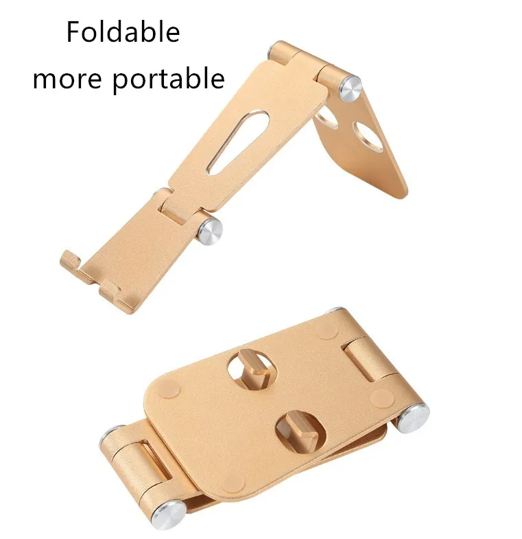 

Desk black metal telephone stand plastic foldable mobile holder adjustable support for ipad