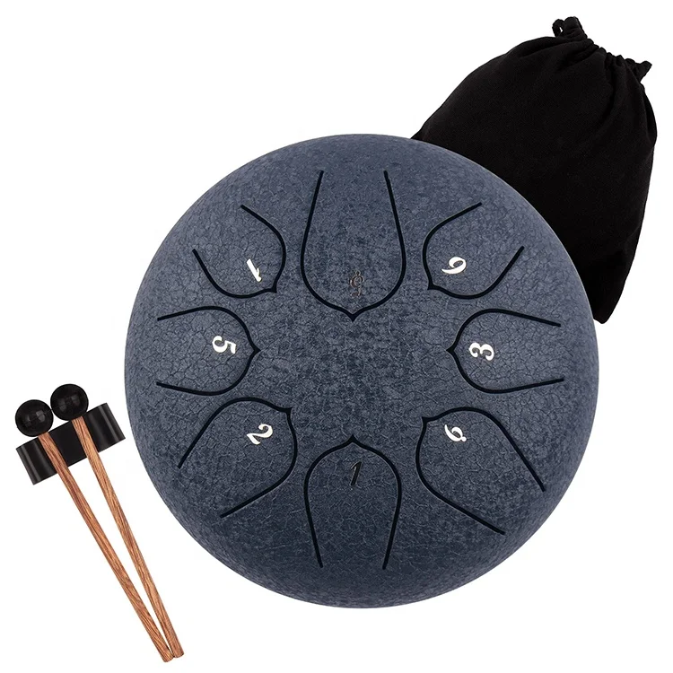 

8 inch tone 11 Ethereal drum instrument professional adult beginners forge tworry color empty steel tongue drum