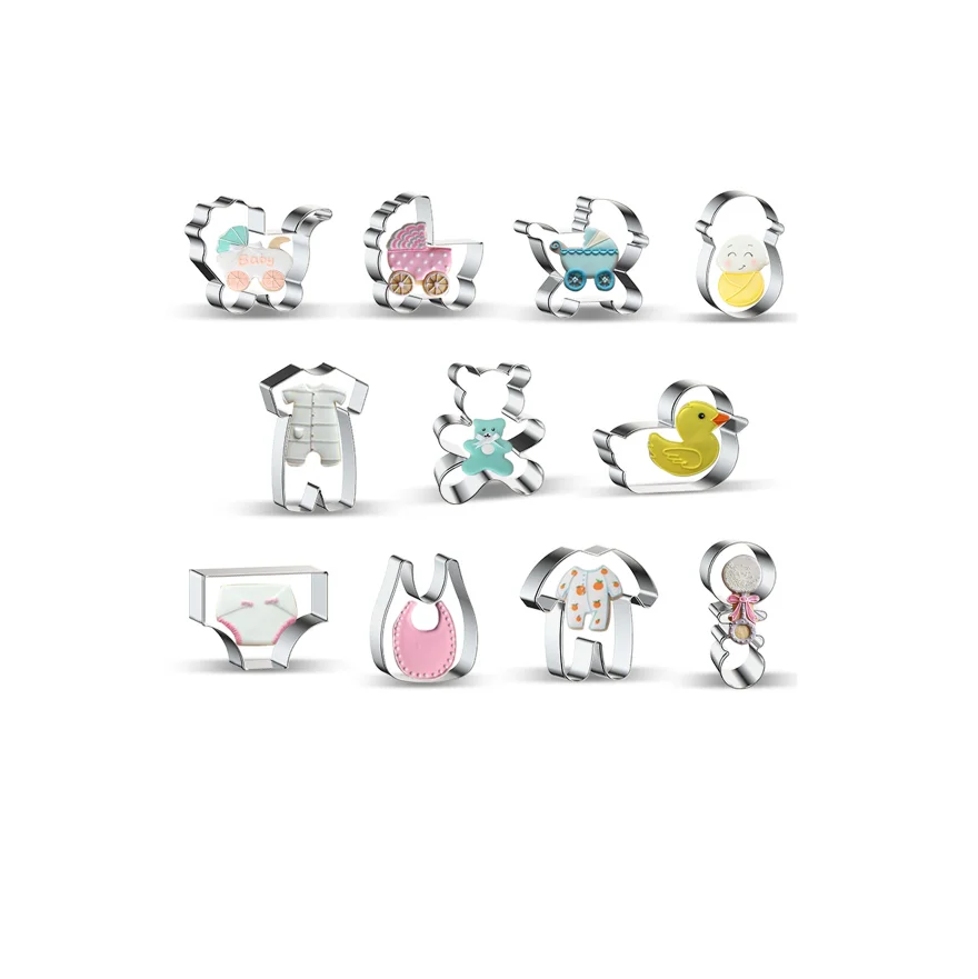 

DIY stainless steel cookie cutter cookie cutter tools for baby little baby cookie mold