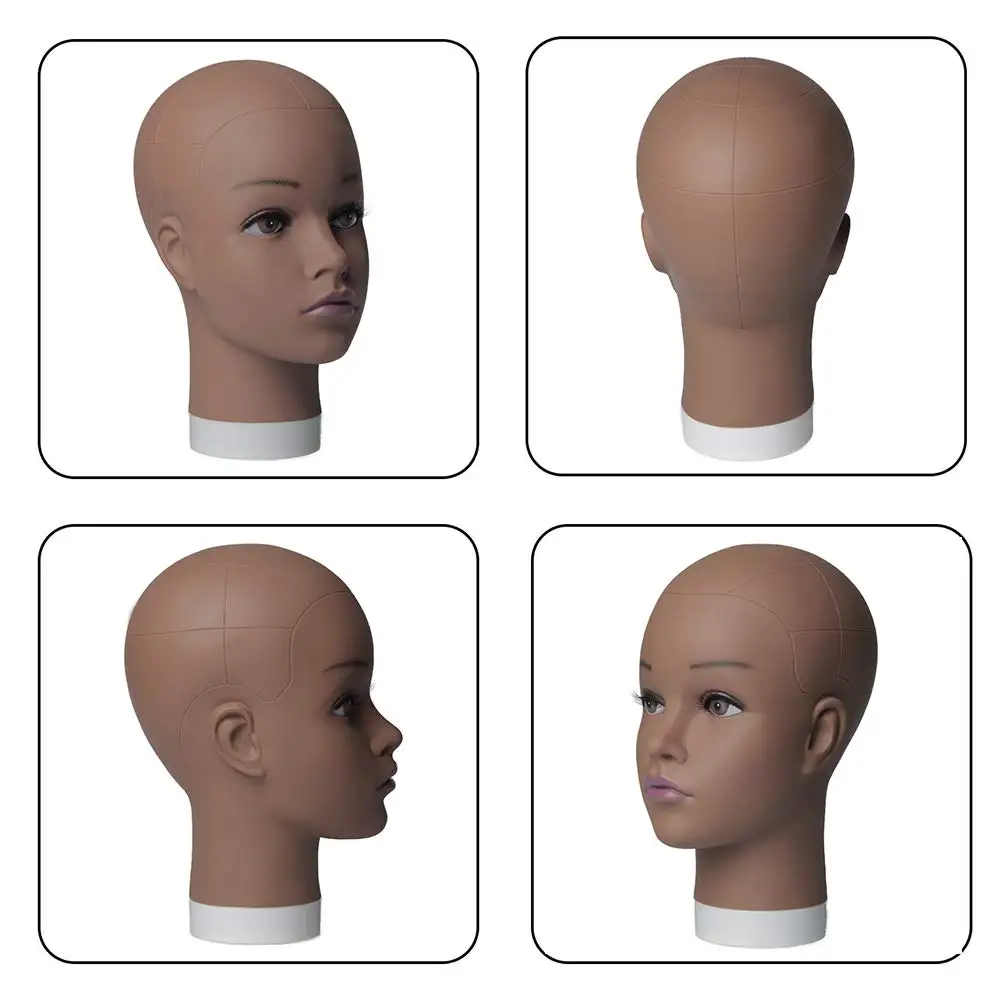Hot Sale African Mannequin Head Without Hair For Making Wig Hat Display
