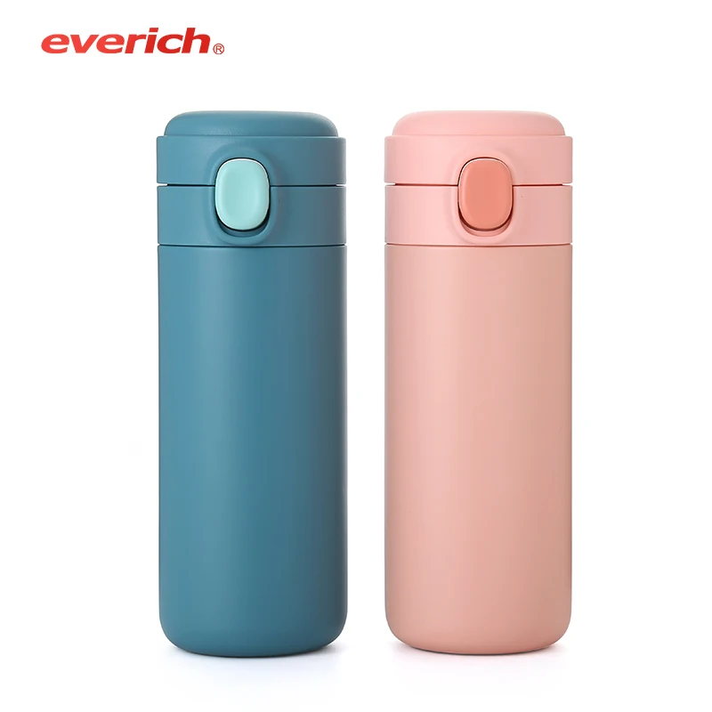 

Bounce cover hot sale 12oz 18/8 double wall stainless steel flasks insulated water bottle with customized logo and color, Customized color
