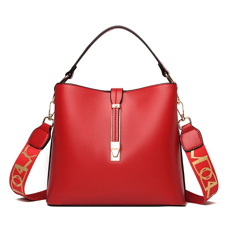 

001 designer bag retro leather large capacity luxury handbag lady luxury bag 2021 new fashion famous brand bucket bag