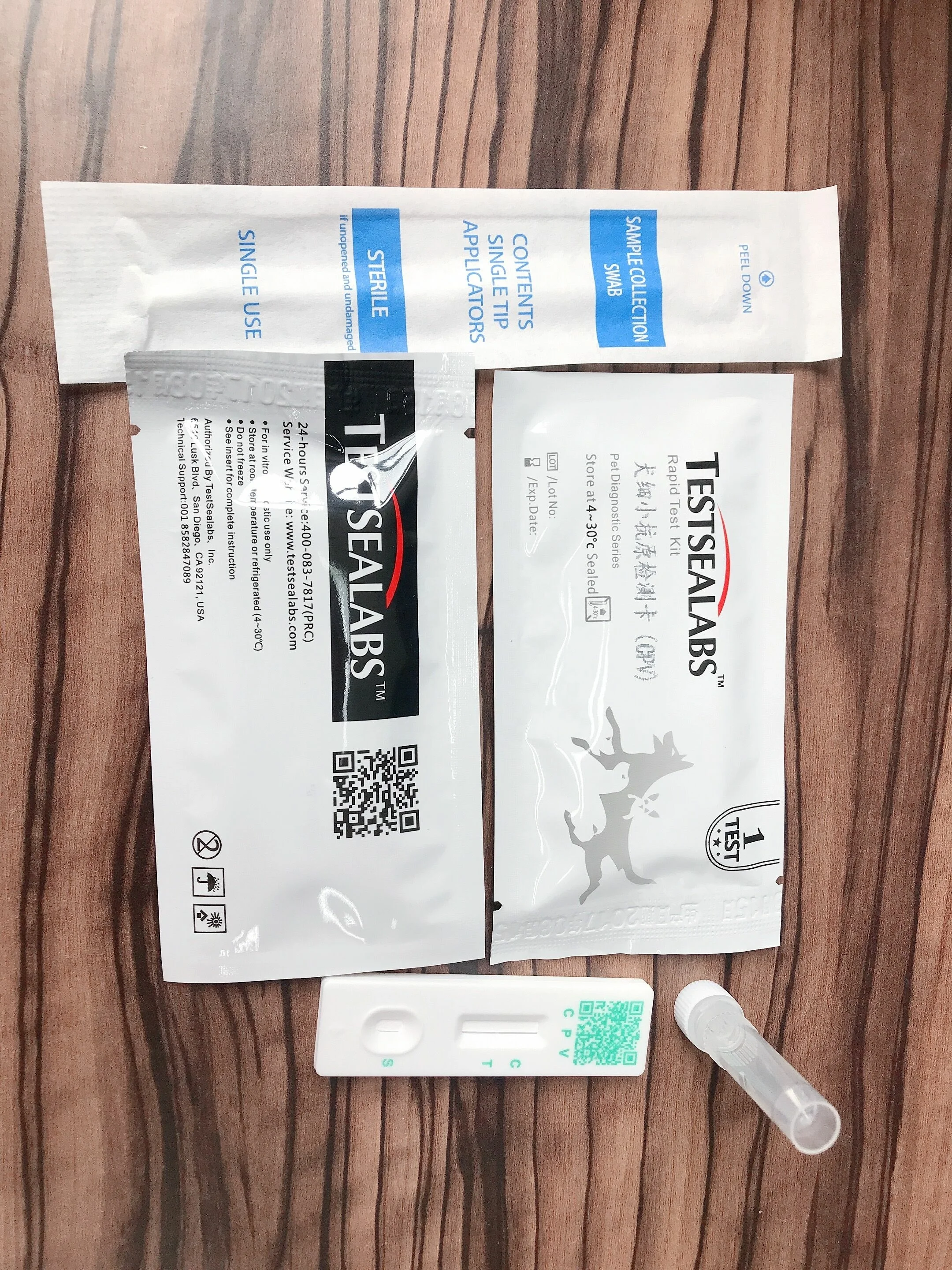 
Testsealabs One step Rapid test kit for cat TOXO IgG/IgM test for pet diagnostic 