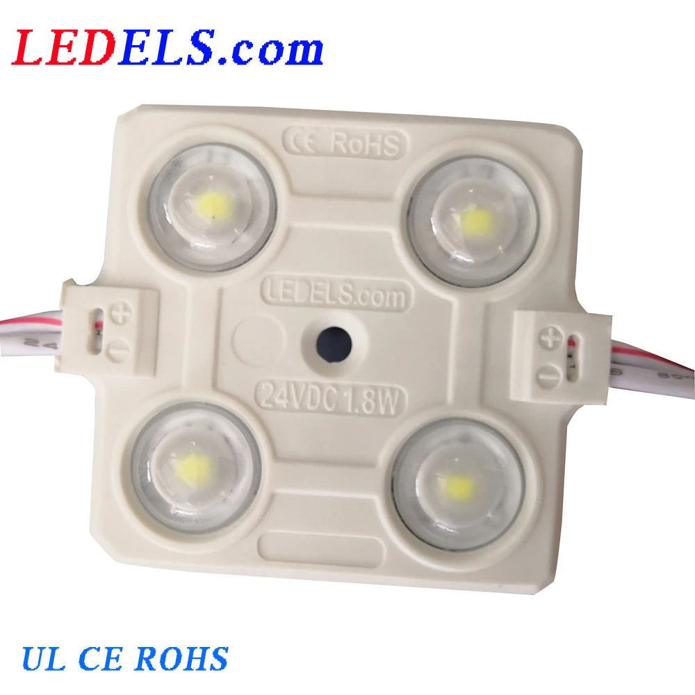 

CE Rohs UL 3 years warranty ip65 SMD 2835 Led inside,24V 1.8W 180LM 4-LED module for channel letter