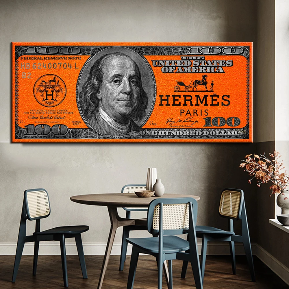 

Money Series Dollars Fashion Luxury Wall Art Pictures and Posters Print on canvas Oil Painting For home Office Room Decor