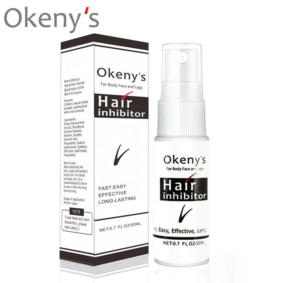 

Okeny's Permanent Hair Removal Inhibitor Spray Painless Beard Legs Armpit Smooth Repair Skin Facial Pubic Hair Stop Growth Spray