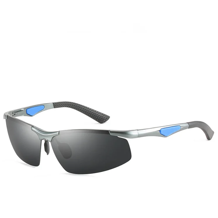 

Manufacturers direct men's aluminum magnesium alloy 2021polarized sports style glasses Windbreak sunglasses