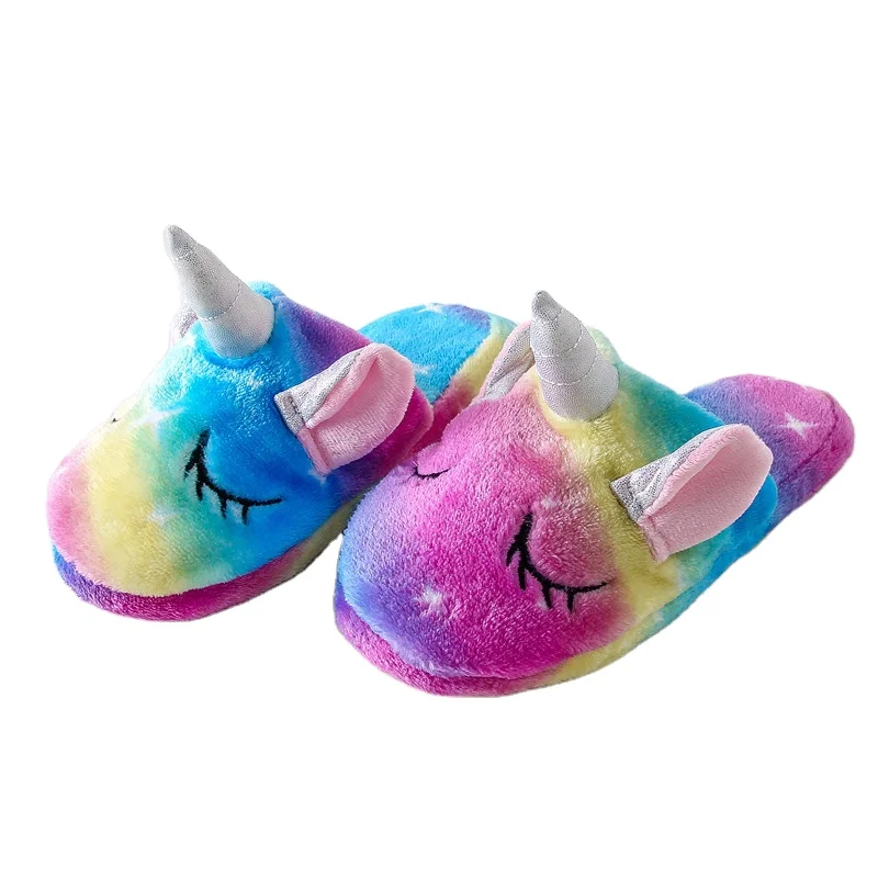 

ABC KIDS Amazon best seller animal slippers animal girl unicorn slippers, Purple,pink, rose red
