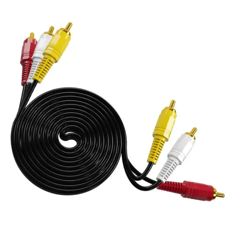 

5ft 3RCA Male to 3RCA Male stereo audio cable 2021 top quality