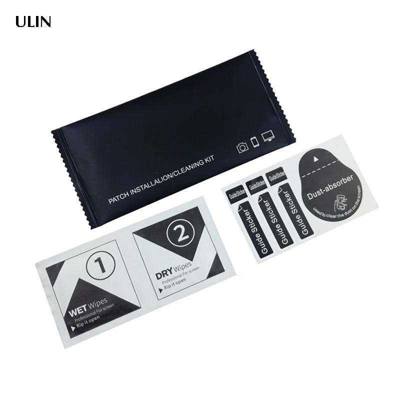 

2020 Hot! Mobile Phone Screen Protector Used Installation Kits Accessories Cleaning Kits, Yellow, white, black, orange