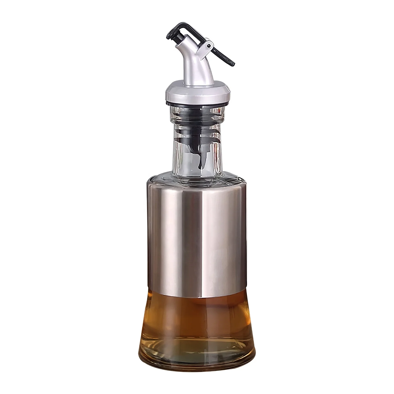 

Light stainless steel oil bottle seasoning cans olive oil bottles for household restaurants