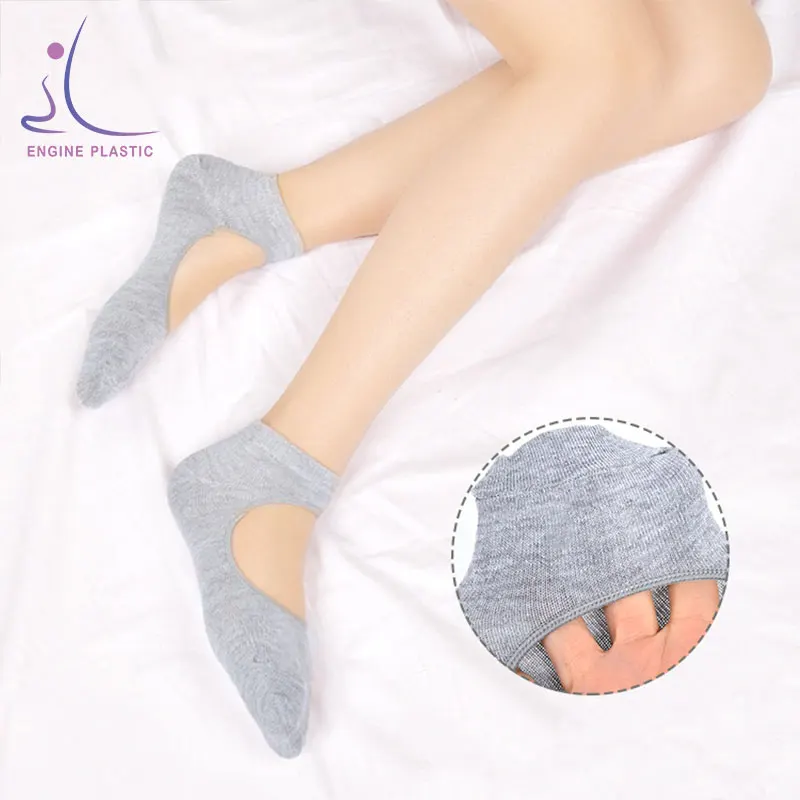 

Adult Floor Comfortable Breathable Cotton Fitness Non-Slip Yoga Sports Socks, Black, dark gray, light gray, blue, green