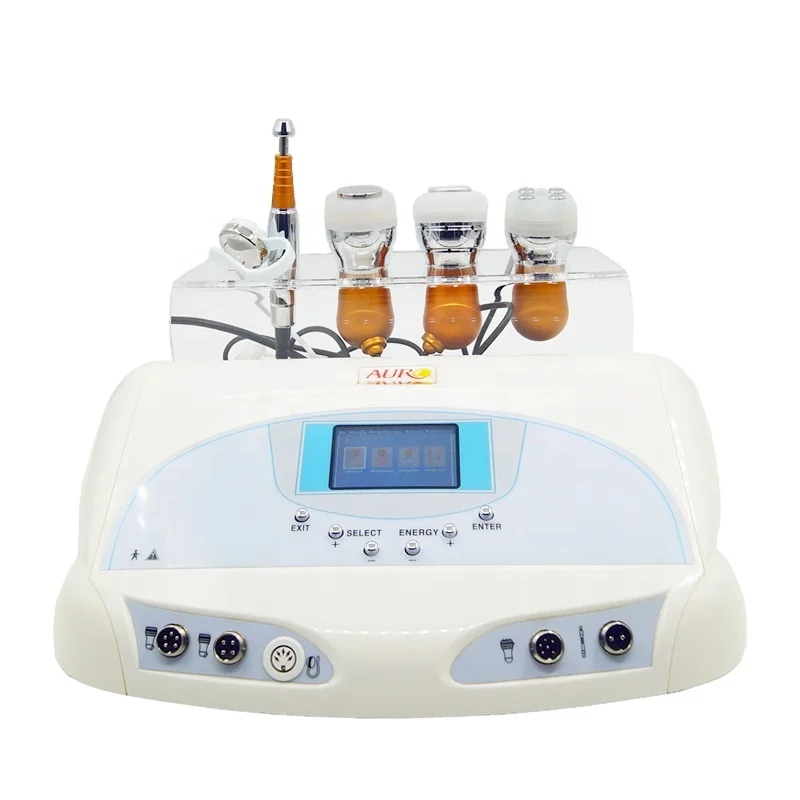 

AU-1011 AURO 5 in 1multi-functional CE Approved Mini Needle Free Mesotherapy No Needle Mesoterapia Facial microcurrent machine, White