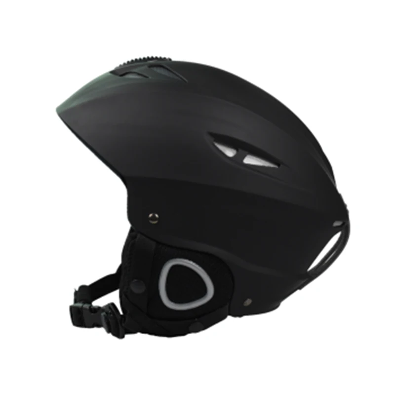 

New Black Ski Helmet Half-covered Safety Ski Helmet Snowboard Snow Sports Skiing Helmet, Custom color