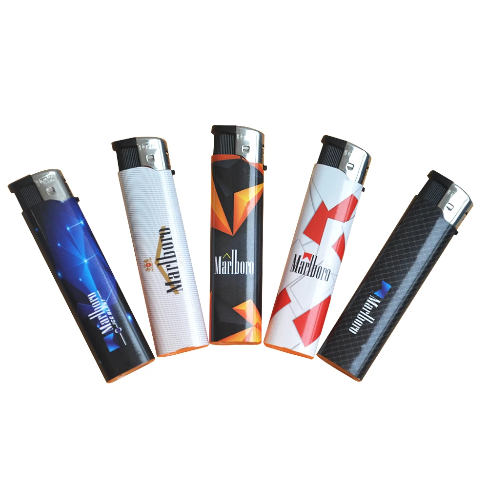 2022 Haopai Oem Brand Lighter Disposable Transparent Custom Logo