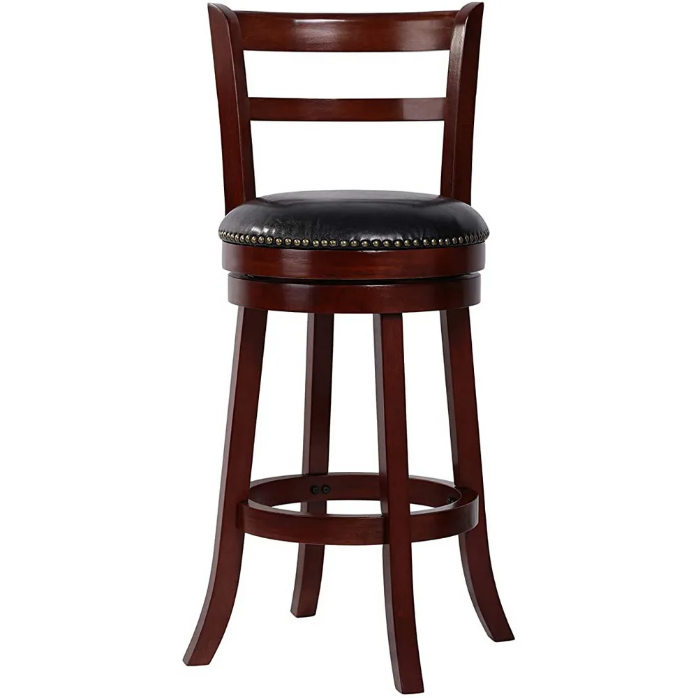 Top Rated Wood Leather Bar Counter Stools With Back Buy Bar