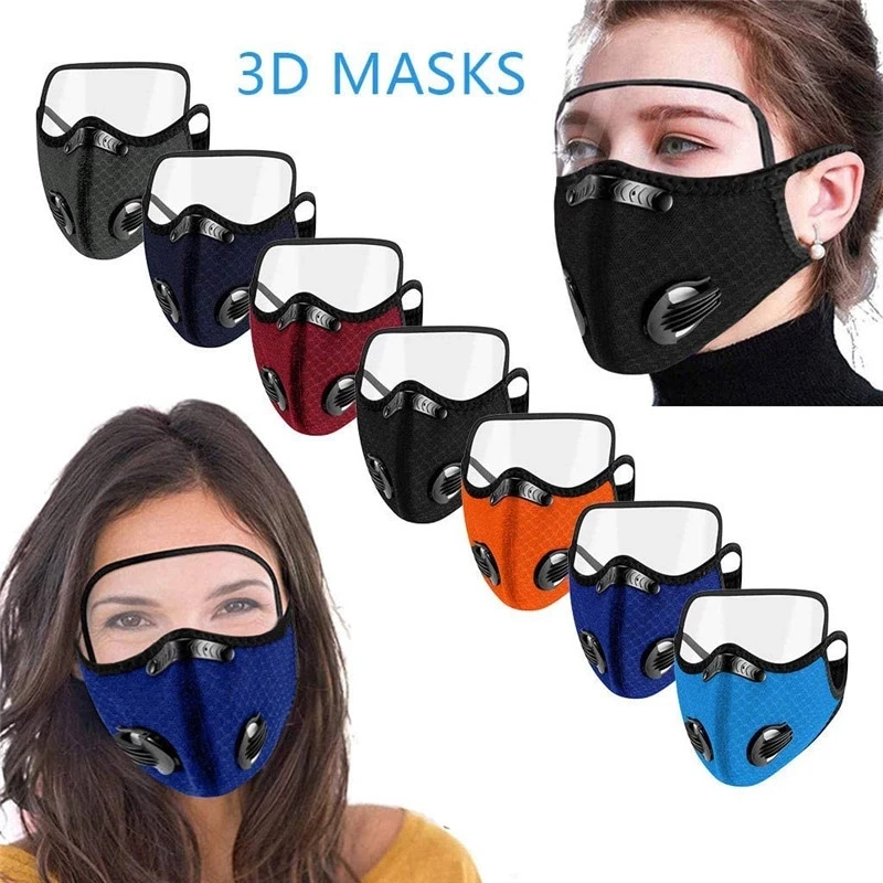 USA Reusable Face Mask Breathing Valves Sports Cycling Outdoor HIGH QUALITY 