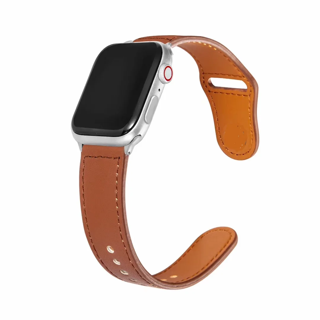 

PU Leather strap For Apple watch band 44mm 40mm 42mm 38mm Sport bracelet for iWatch series 3 4 5 6 se, Black,blue,green,pink,brown,yellow
