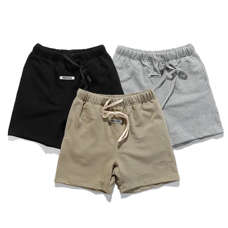 

Fear of God Essentials Short High Street Men's Summer Wears Casual Pants Esessentials Sweatpants Fear of God Shorts, 4 color