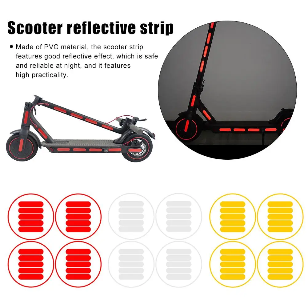 Superbsail Body Reflective Sticker For  Max G30 M365 kickscooter Electric Scooter Multi-functionsafe Warning Sticker Accessories details