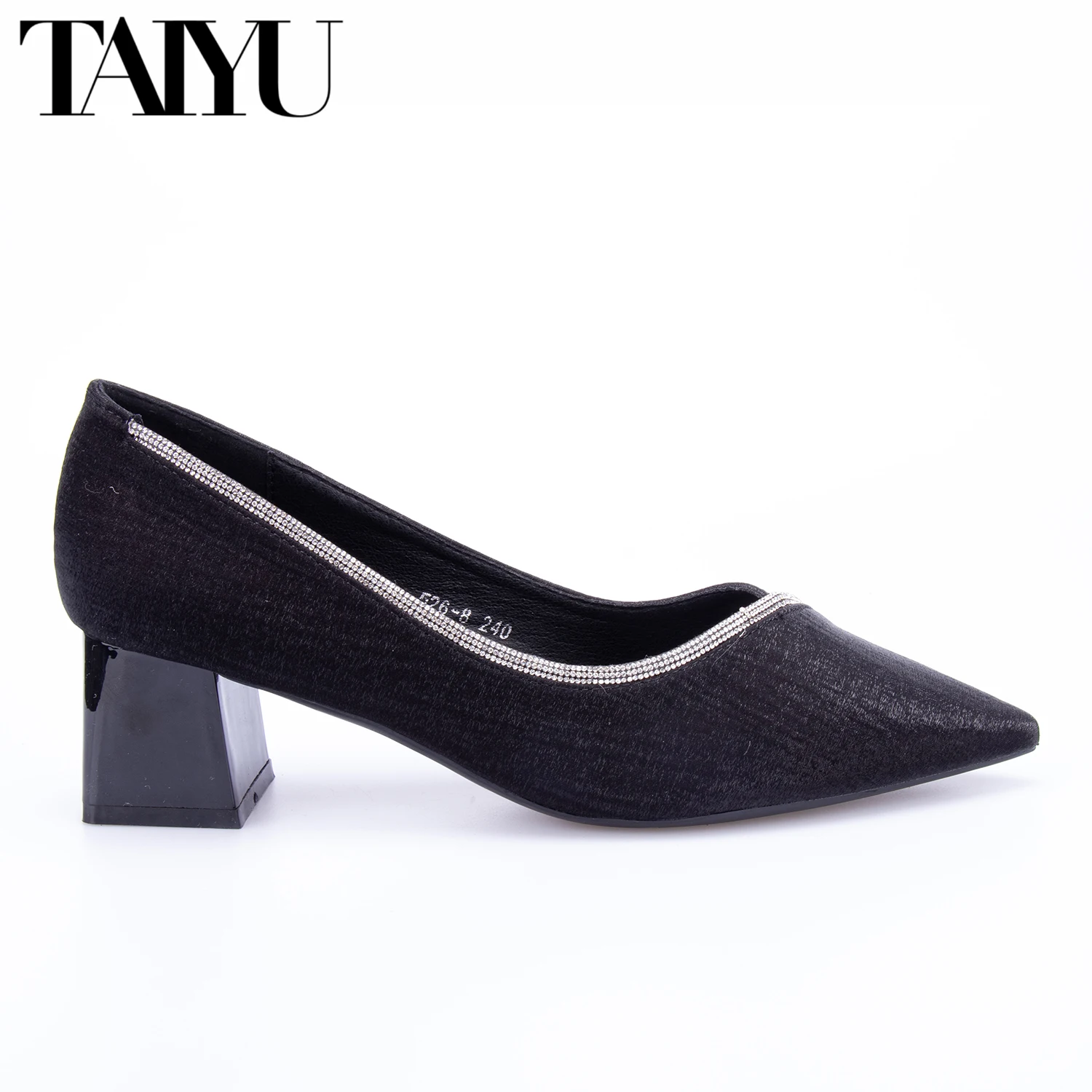 

TAIYU New Collection Hot Sale Office Work Shoes Pointed Toe Short Heel Women Pump