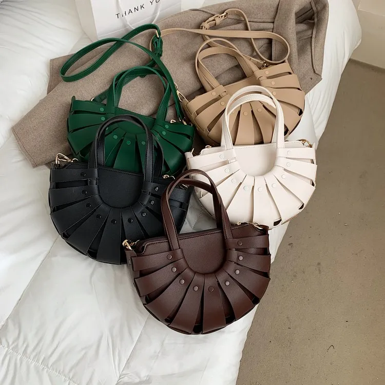 

2021 New Trending fashion Designer Vintage PU Leather Women Hand bags