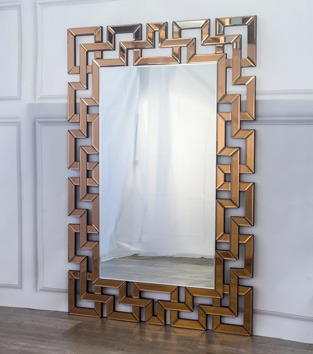 

Gold Leaf Decor Wall Mirror Resin Frame Large Ornate Gold Mirror