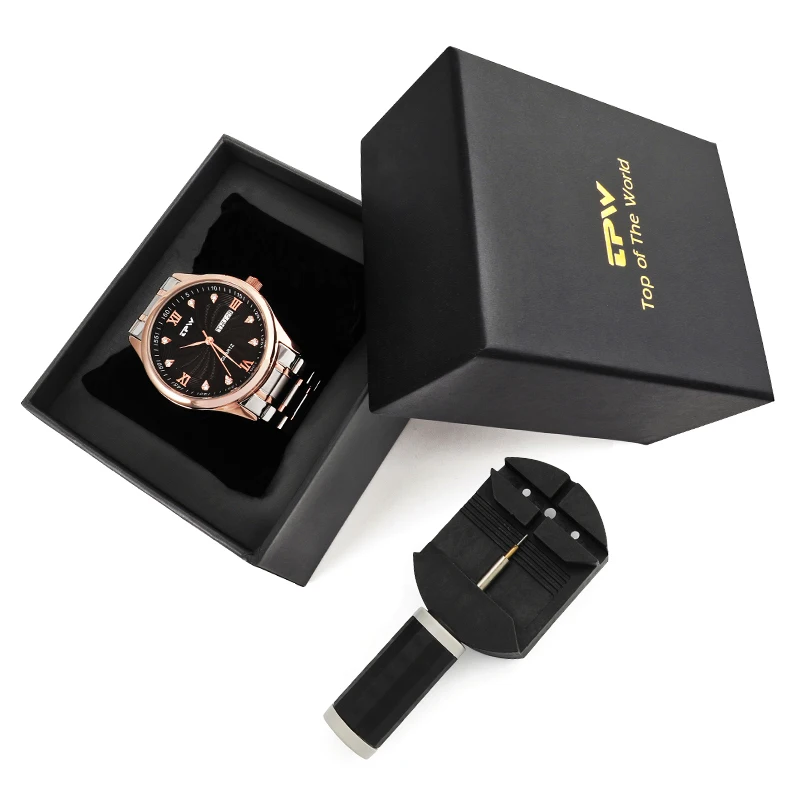 

Custom Mens Wrist Nickel Free Watch Quartz with Butterfly Buckle Watch Singapore Movt Watch Boy Factory Direct Fashion 2020 Men