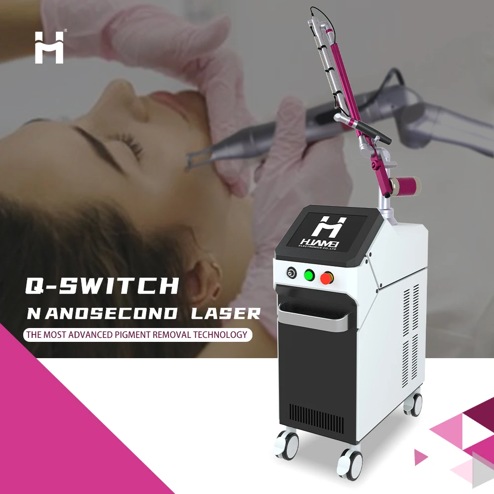 

Huamei Medical Clinical Use Q Switch Nd Yag Laser Tattoo Removal Nanosecond Laser Machine nd-yag laser