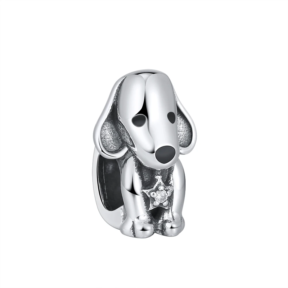 

RINNTIN CB09 new arrival animal designer charms 925 sterling silver jewelry cheap wholesale charms for bangles, Customized color