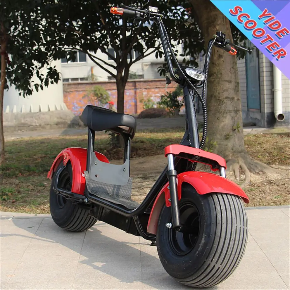 

2019 China Made Citycoco Electric Chopper Motorcycle Scooter 1500W Adult Electric Dirt Bike Kit, Black