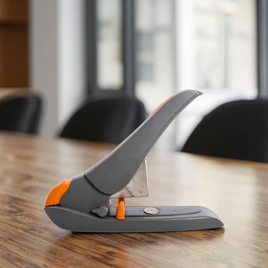 Heavy-Duty 100 Sheet High-Capacity Commercial Desktop Stapler Durable Office Desk Stapler Made of Metal Manual Power