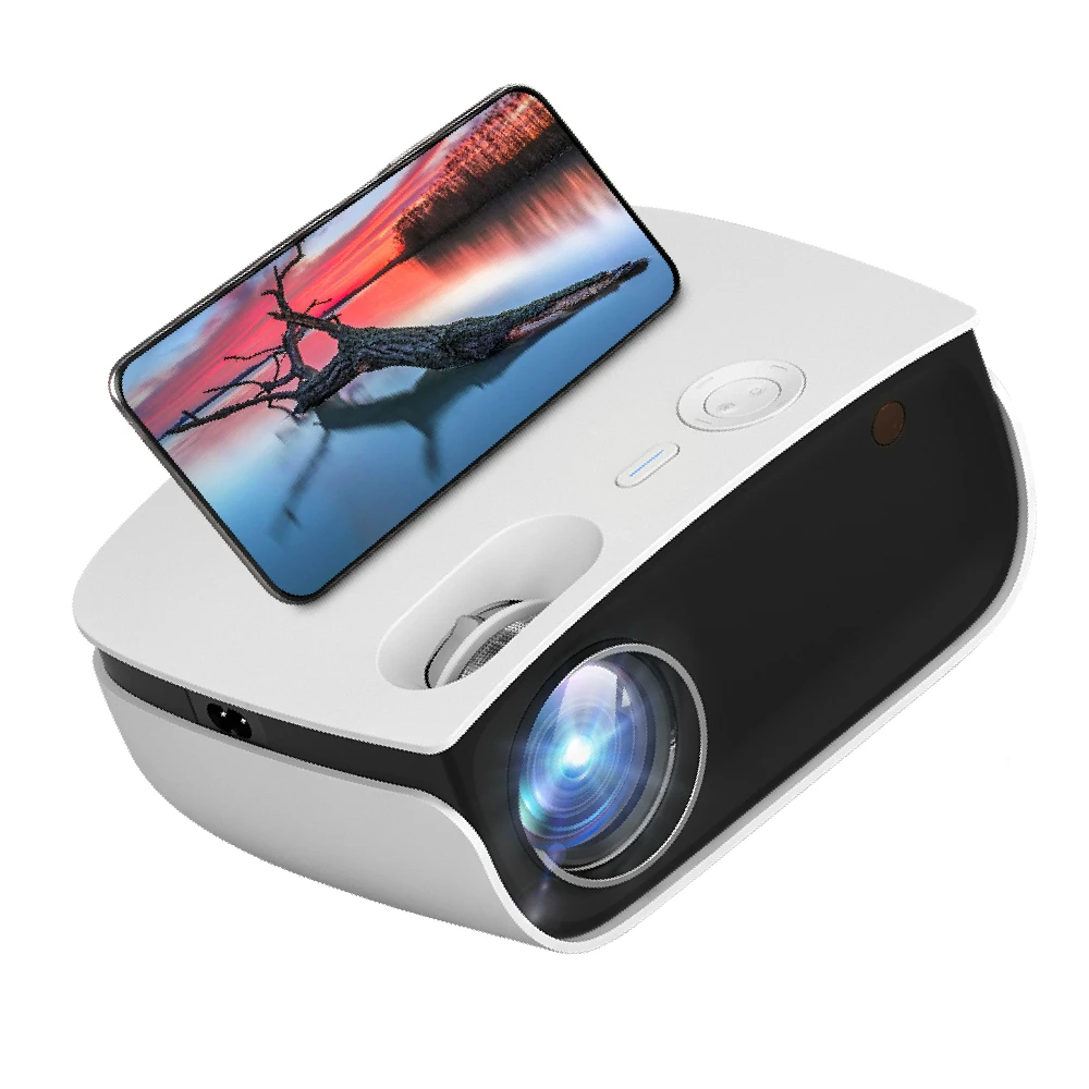 

ThundeaL Nice gift RD850 Wireless Mirroring WiFi sync Multiscreen Portable Movie Game Native 720P Display Projector