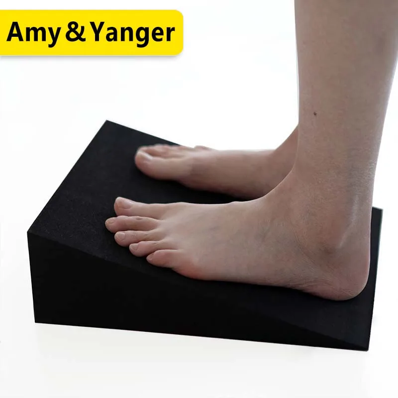 

yoga accessories big foam EVA yoga wedge for special pose use, Black,green
