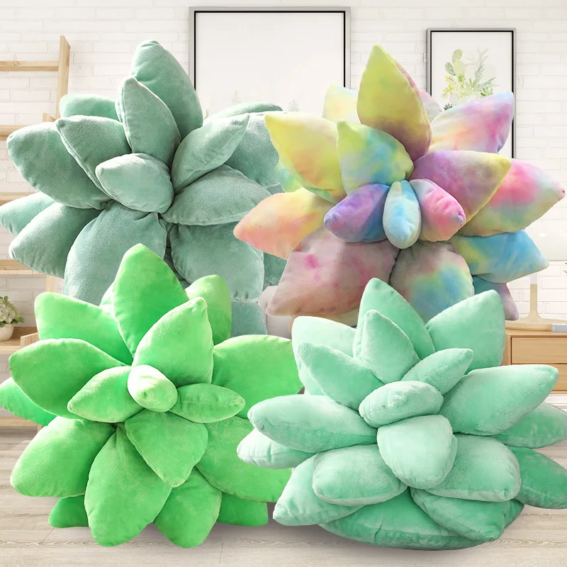 

Wholesale Simulated Green Succulent Plants Plush Toy Stuffed Toy Stuffed Plush Seat Cactus Plant Pots Cushion Pillow