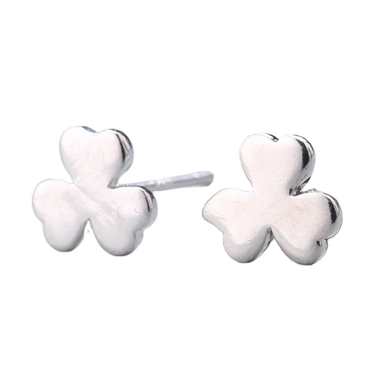 

Holiday gift 925 ear pin stud Silver Earring mismatching new fashion