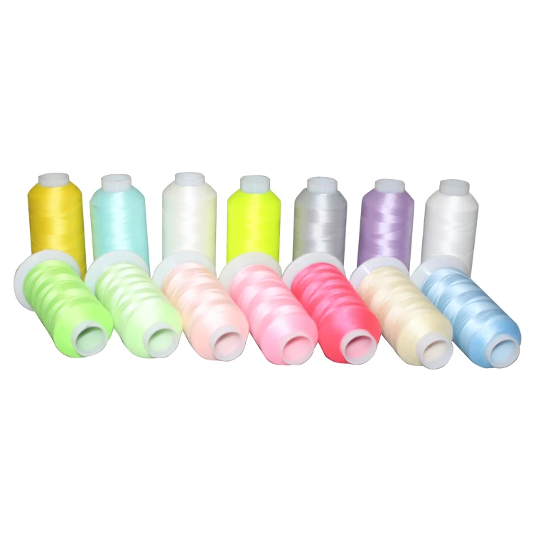 
Glow In The Dark 100%polyester Material Luminescent Yarn Embroidery Thread For Machine Sewing   Buy Luminescent Yarn,Glow In The 