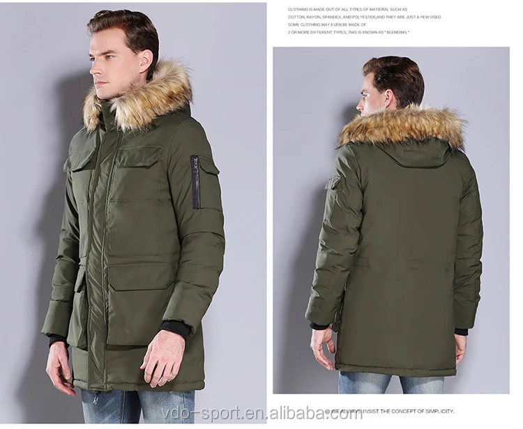 Latest Design Fashion Mens Winter Down Jacket Bondage Polyester Padding ...