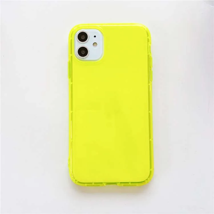 

Best price fluorescent color crystal clear 1.5mm TPU transparent phone cover case for samsung galaxy a70 a70s