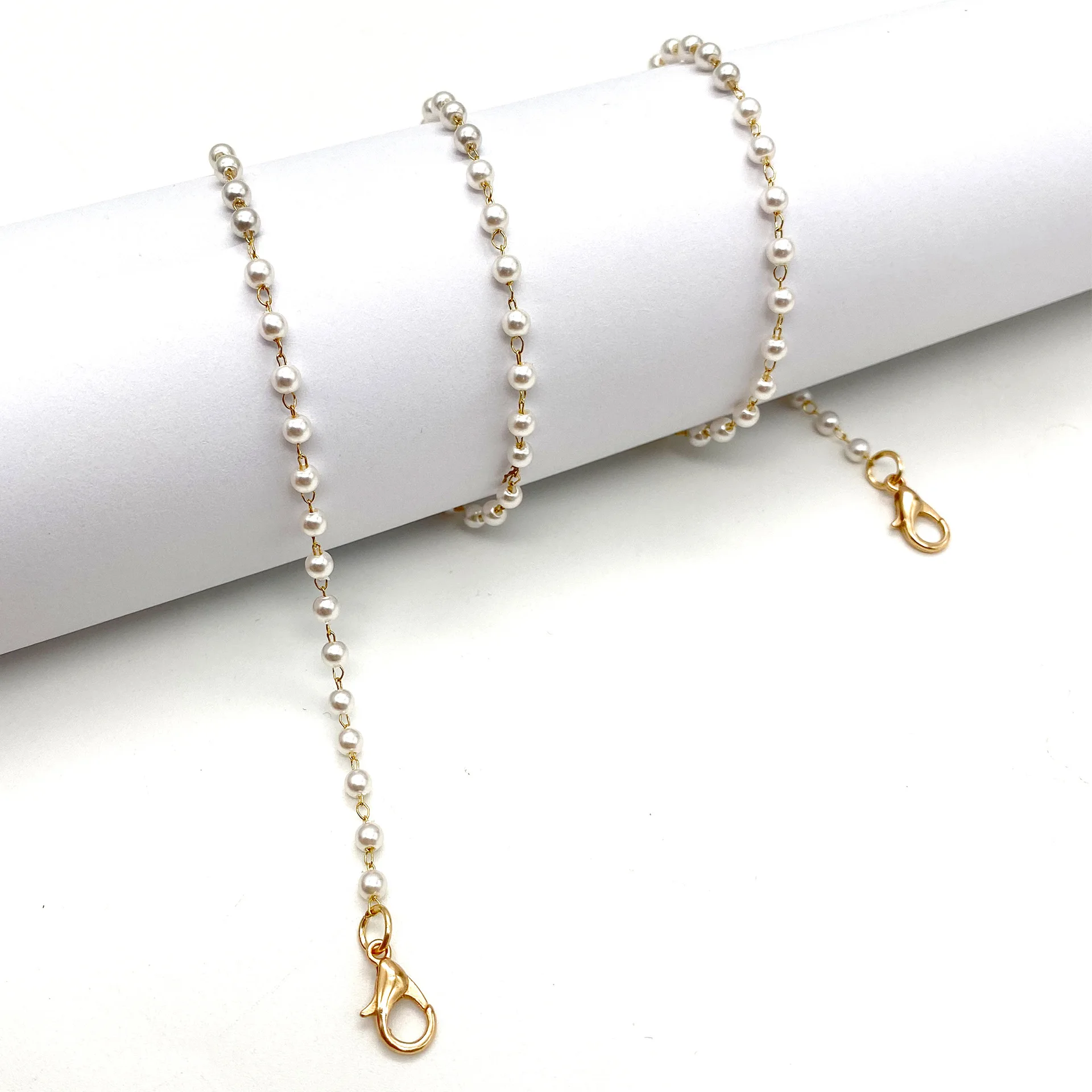 

Simple Design Crystal Charm Fashion Gold Women Glasses Chain Eco-Friendly Masking Chains