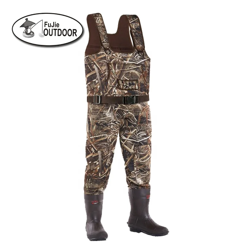 

Waterproof Men's Camouflage Insulation Chest duck hunting waterfowl Fishing Chest Waders, Customized color